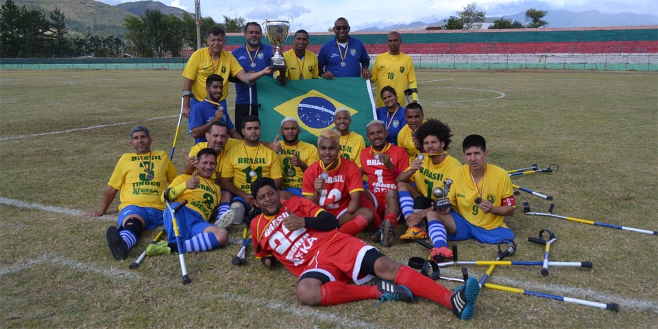 Brasil campeão da Copa das Confederações de Futebol de Amputados