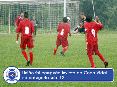 União conquista Copa Vidal no Sub-12