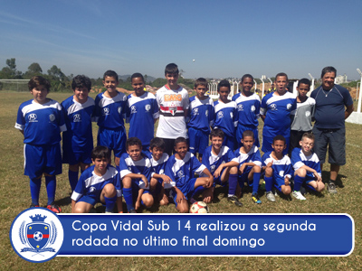 União e Vidal disparam na frente pela Copa Vidal Sub 14
