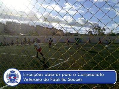 Fabinho Soccer abre inscrições para Campeonato Veterano