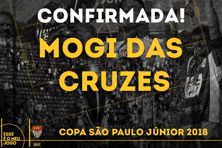 FPF anuncia Mogi como uma das Sedes da Copa São Paulo de Futebol Junior em 2018