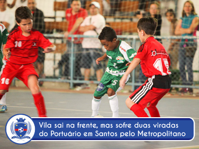 Vila Santista joga no Feriado de 7 de Setembro com o Sub 7 e Sub 8