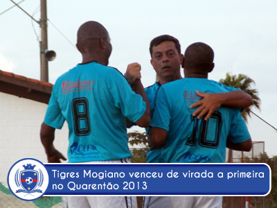 Tigres Mogiano vence o Vila Moraes pelo Quarentão