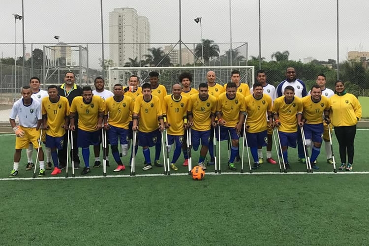 Seleção Brasileira de Futebol de Amputados realiza treino em Mogi das Cruzes nos dias 29 e 30