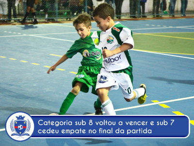 Vila Santista apresenta bom futsal nas categorias Sub 7 e Sub 8