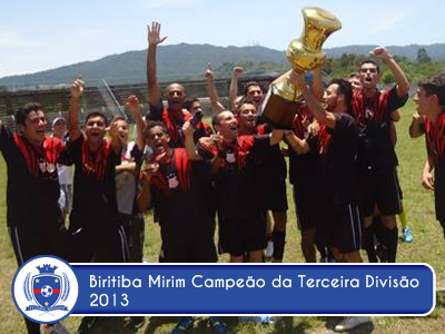 Biritiba Mirim Campeão da Terceira Divisão 2013