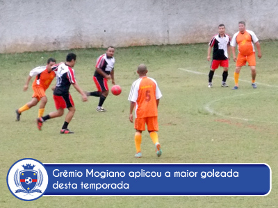 Grêmio Mogiano goleia o Abelhão por 16 a 0 pelo Veterano