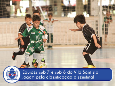 Vila Santista busca semifinal do Sub 7 e Sub 8 no dia das crianças