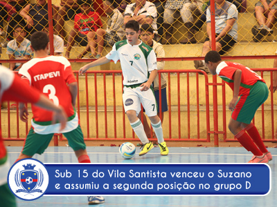 Vila Santista vence Suzano no Estadual Sub 15